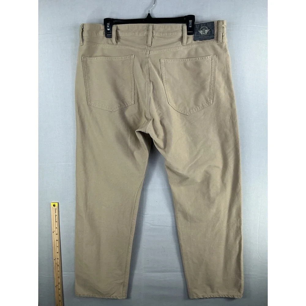 Dockers Mens Khaki Pants Straight Leg W38 L32 Classic Casual Cotton